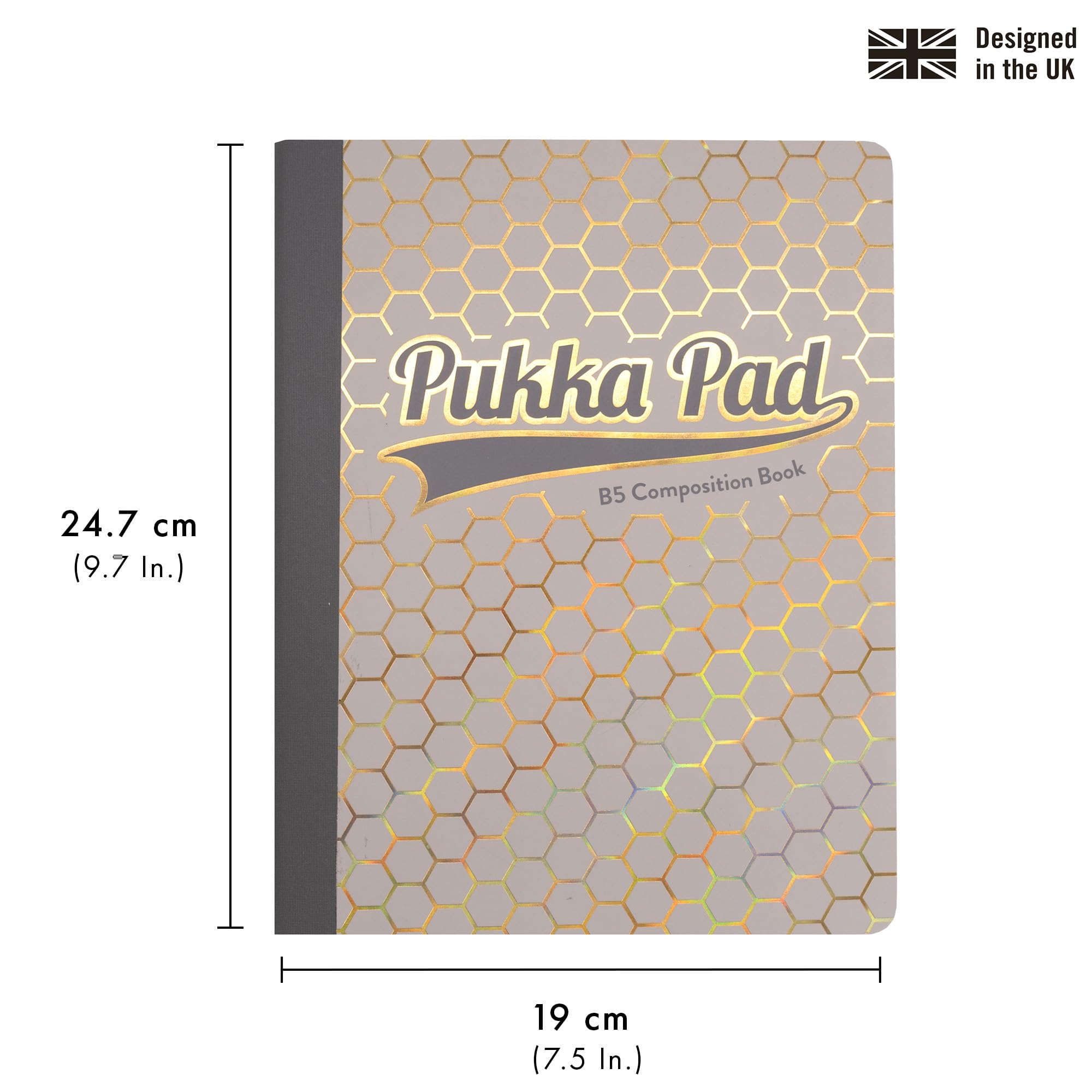 Pukka Pad Haze B5 Composition Books, Pack of 3 Notebooks with 140 Pages - Image 3