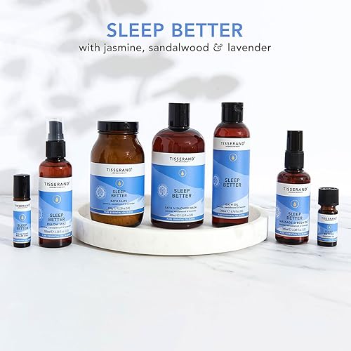 Miniatura 7 de Tisserand Aromatherapy  Sleep Pillow Mist para cuerpo y habitación contiene una mezcla calmante de aceites esenciales puros que incluyen jazmín,