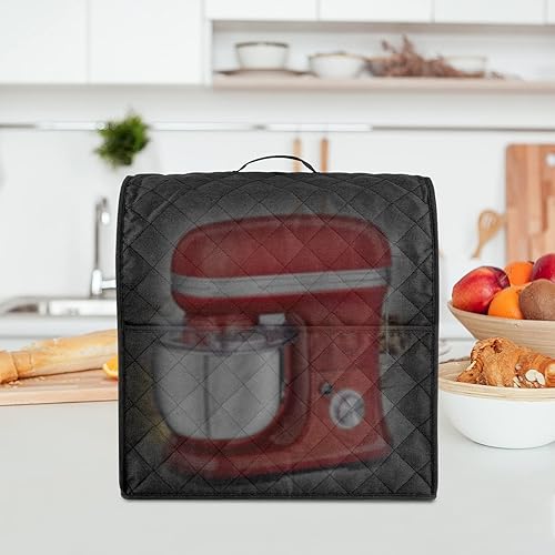 Miniatura 4 de Kitchen Aid - Funda para batidora, a prueba de polvo, con bolsillos de almacenamiento de accesorios y asas, se adapta a todos los modelos de cabezal