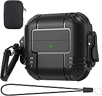 Vista 1 de Maxjoy Funda para Airpods 3 2021, funda para Airpods 3 con candado AirPods3, carcasa rígida para AirPod Gen 3, funda protectora resistente a prueba