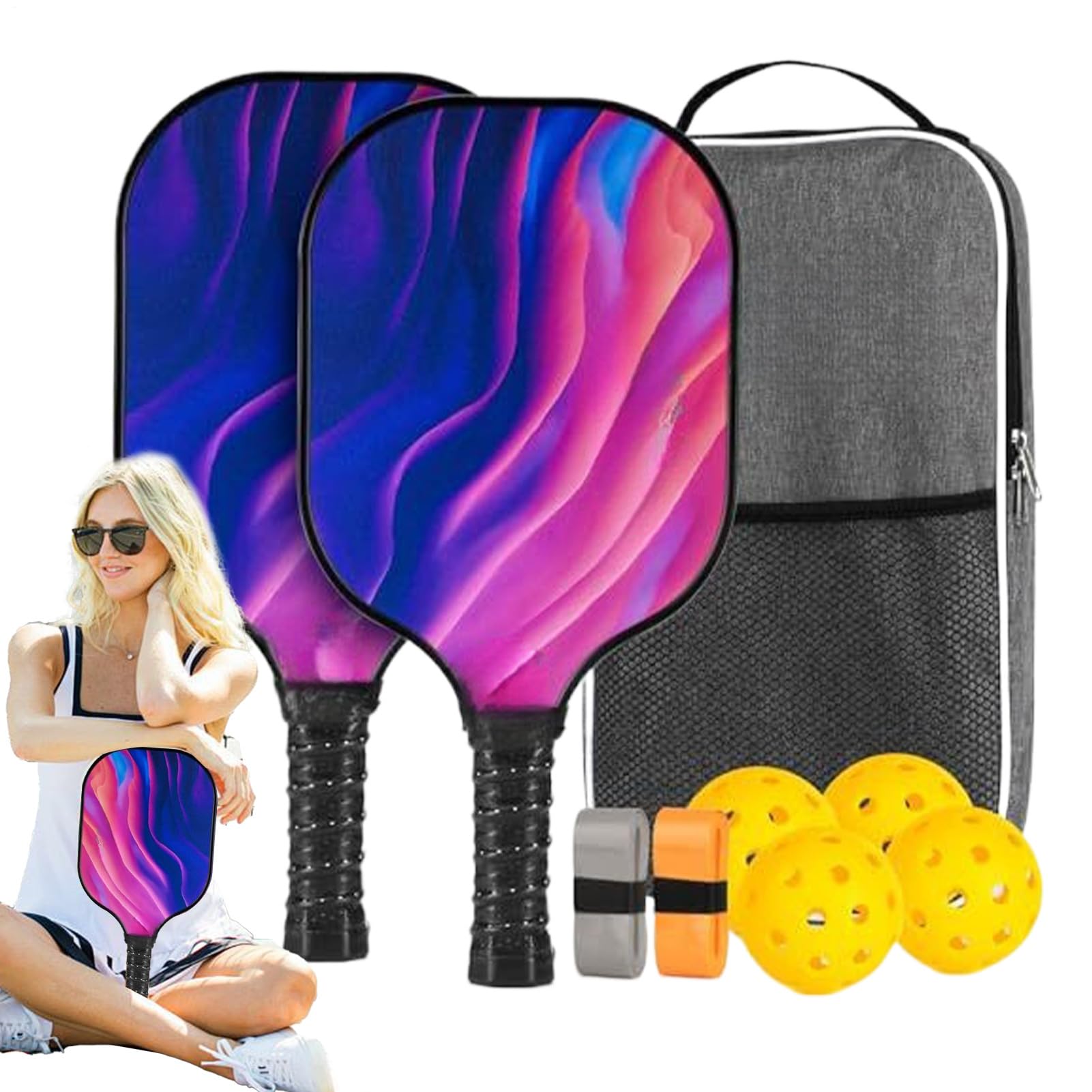Paletka Do Pickleball Zestaw Rakiet do Pickleballa