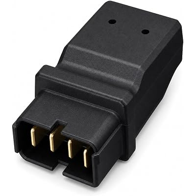 VELYN SM-BTE60 Adapter Compatible with Shimano Steps BT-E6000, BT-E6001, BT-E6010 Batteries, Off-Bike Charging Accessory for EC-E6000/EC-E6002/EC-E6010 Chargers, Replaces Y79N00010