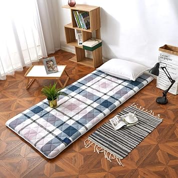 Mattress Tatami Dorm Living Room Pad Thick 5cm Floor Mat Folding Floor Mattress Non-slip B,Twin