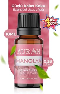 AURAN Manolya Esansiyel Uçucu Koku Yağı Difüzor Esansı Buhurdanlık Yağı Aromaterapi Yağı 10ml