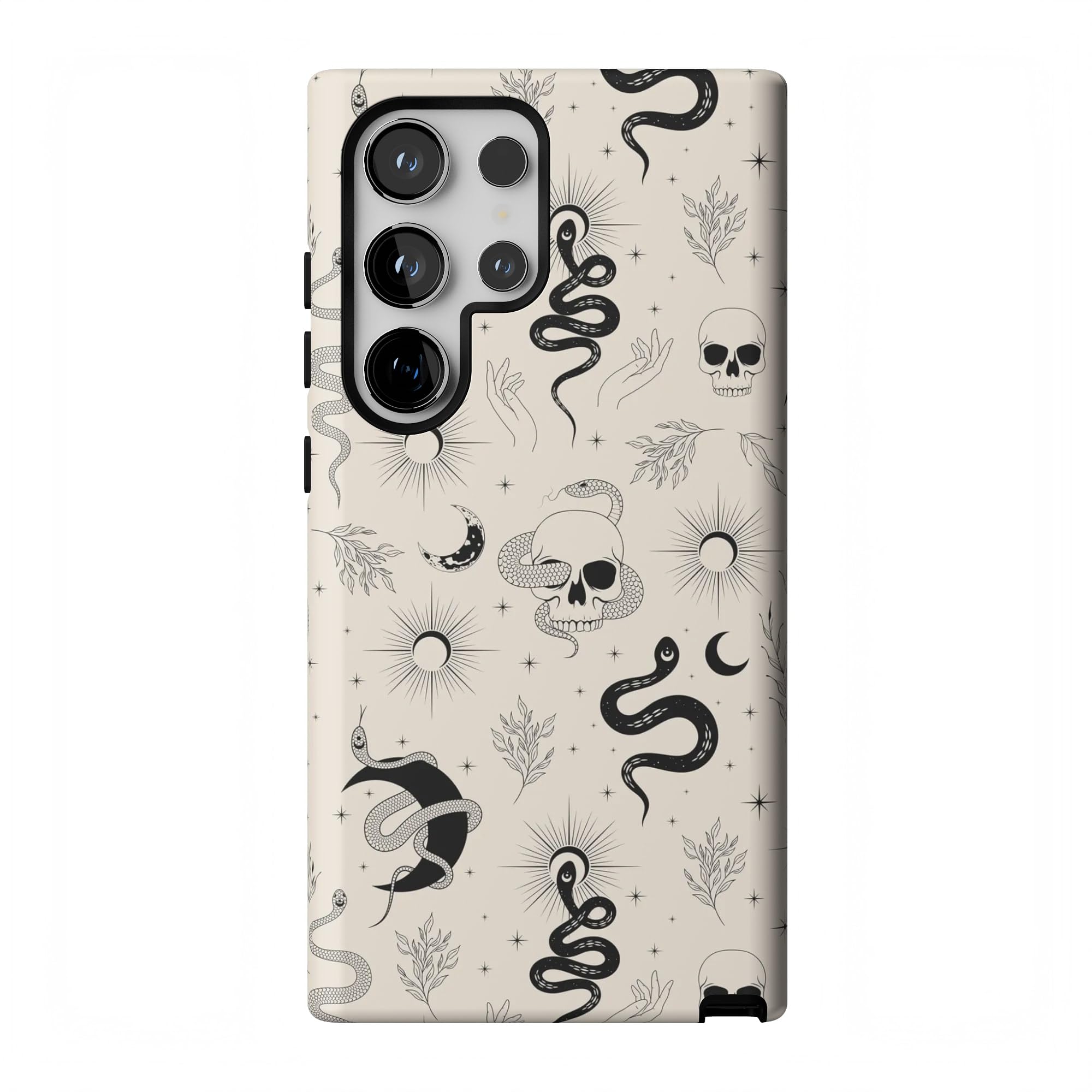 Casely Galaxy S24 Ultra Case | No Further Explanation | Snakes & Skulls | Essential Slim Dual-Layer Protective Design
