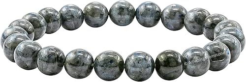 Miniatura 240 de Amazing Gemstone Pulsera de cristal para mujeres y hombres, pulsera de cristal curativo de protección, pulsera elástica con cuentas de piedras