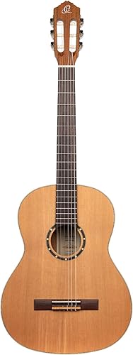 Miniatura 171 de Serie Familiar Guitarra Clásica de Nylon Tamaño 1/4 con Bolsa Tapa de cedro - Natural - Satén