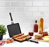 Schafer Tastemake XL Döküm Ocak Üstü Tost Izgara 20x26 Cm-2 Parça