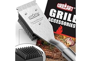 GRILLART grill brush and scraper