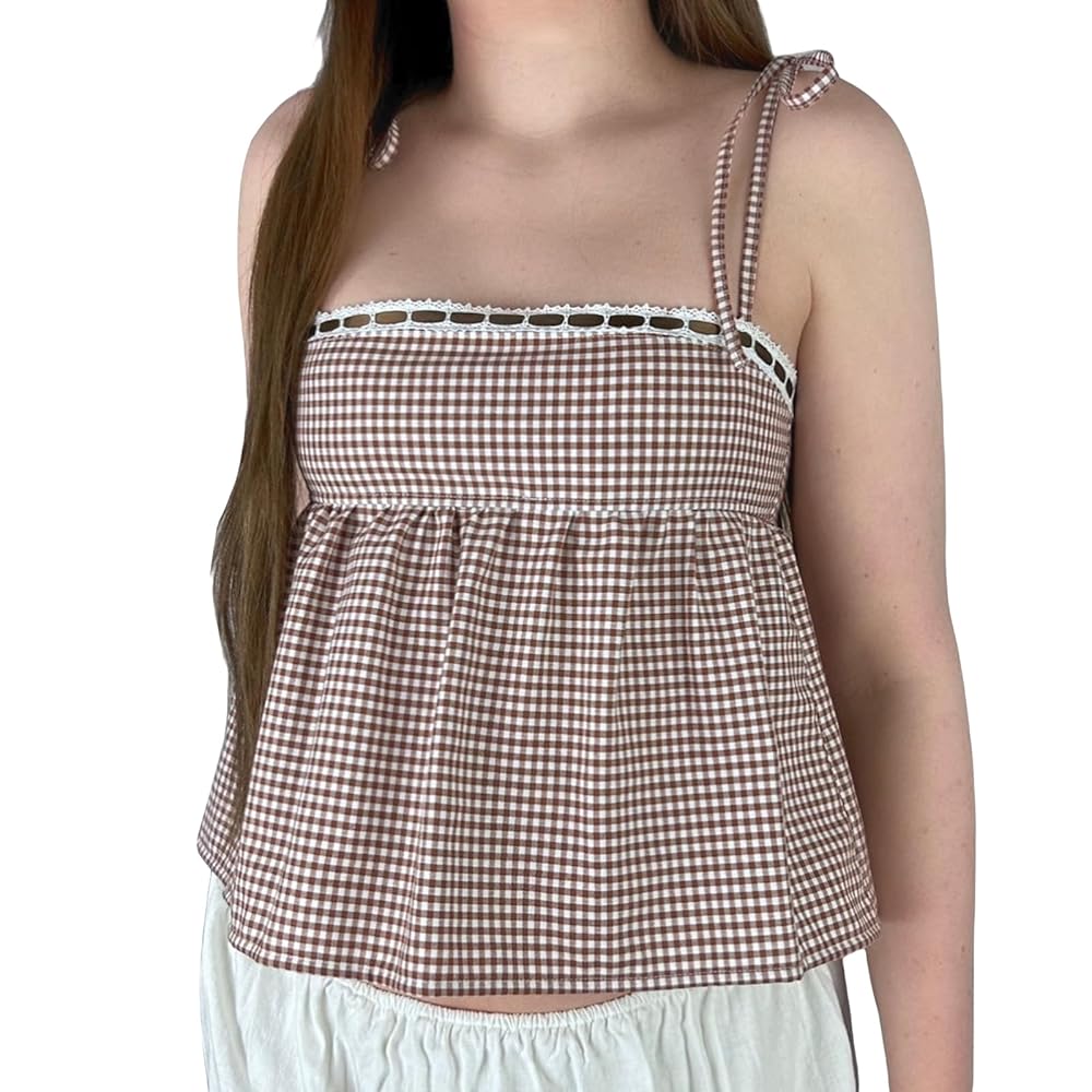 トップス 00s y2k back number fur cowichan beige L Y2K Tan Sequined Color block Indian Cleavage top Tank top