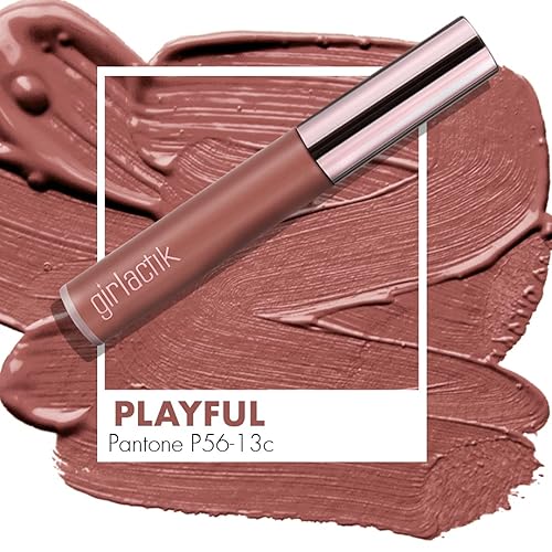 Miniatura 9 de Girlactik Lápiz labial líquido mate de larga duración (Posh)