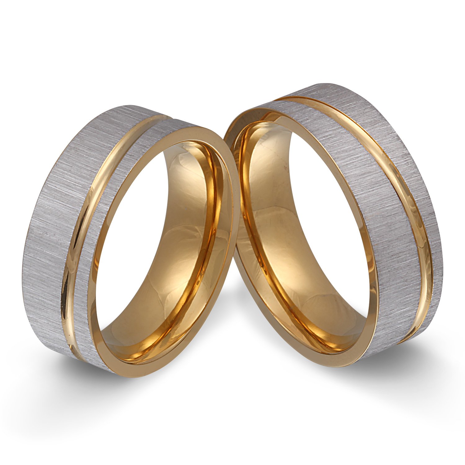 Juwelier Schönschmied - Herren Partnerringe Eheringe Freundschaftsringe Hochzeitsringe Stature Edelstahl 171HHac - Kostenlose Wunschgravur mit AMAZON KONFIGURATOR online gestalten!