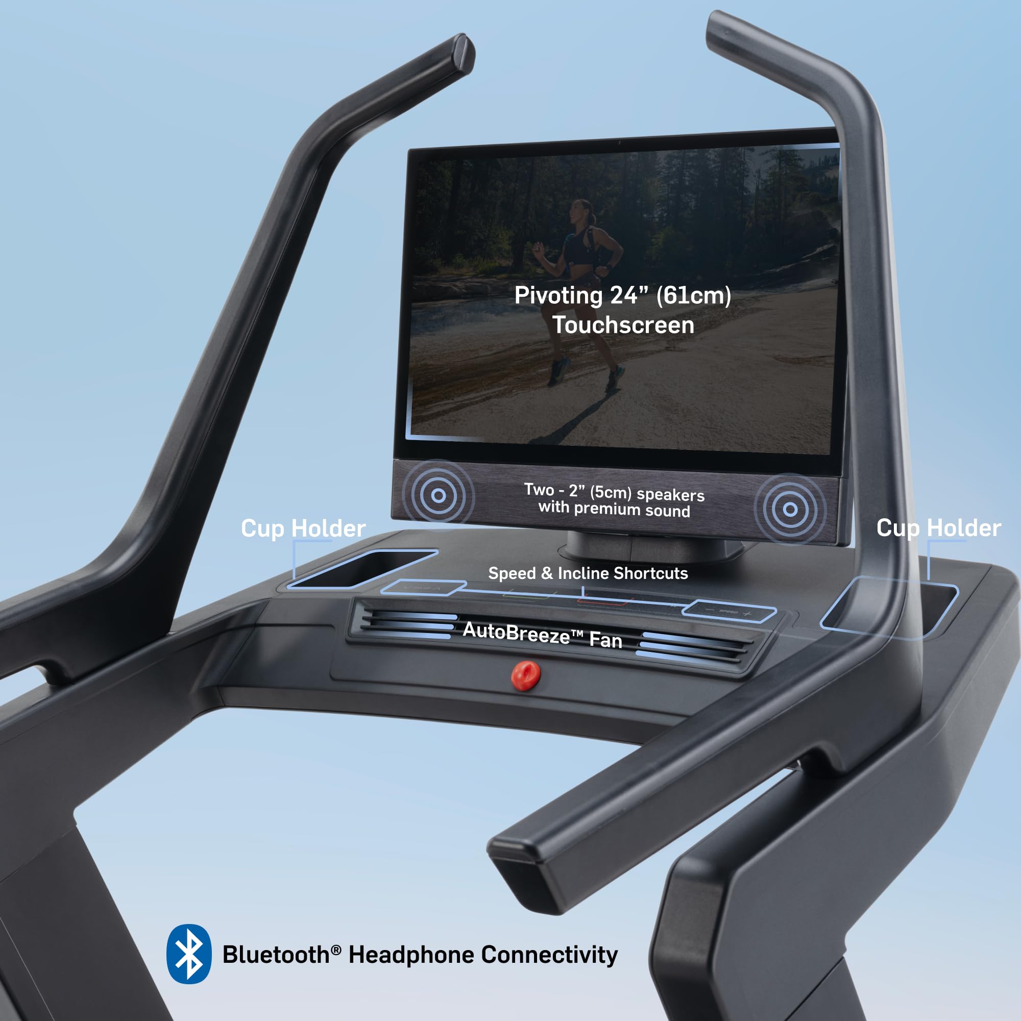 Buy NordicTrack X24 Treadmill with 40% Incline, 6% Decline and 24