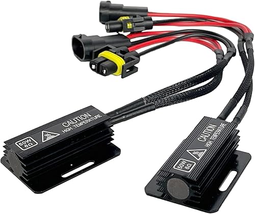 Vista 10 de Adaptador de resistencia de carga LED 3157 50W 6 ohmios actualizado, decodificador Canbus, corrección de código de error de luz de cola, señal