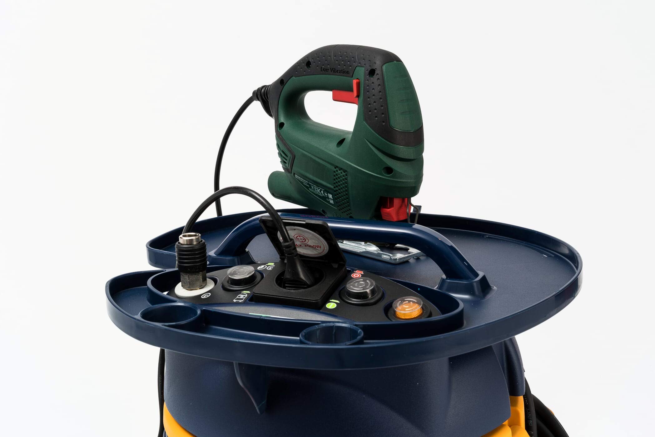 Aspirapolvere Aspiratore per Utensili Elettrici Potente ad Alta Efficienza Filtra le Polveri Più Sottili 1200 watt 50 litri