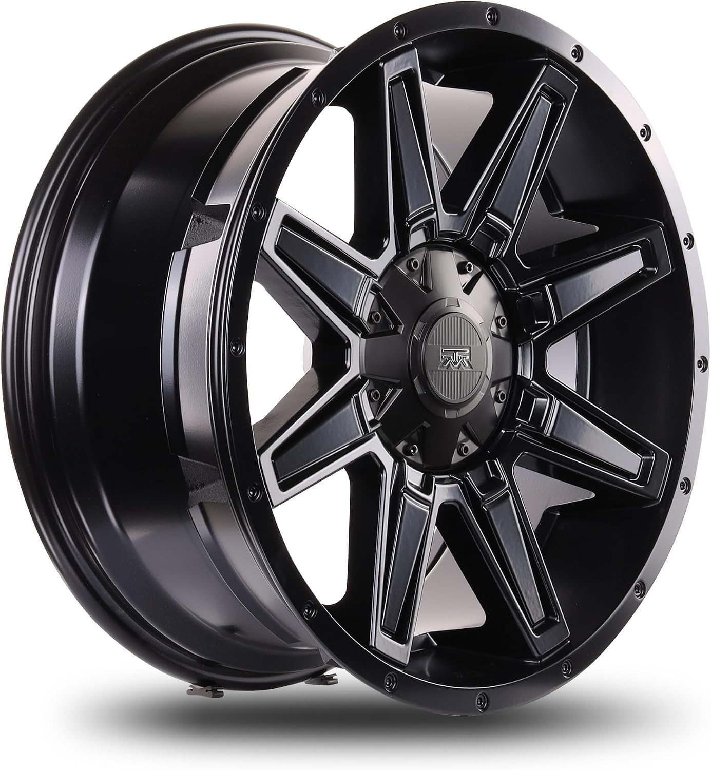 20x9 Mudder Trucker MT404 Deviant Black 5x139.7 5x5.5 5x150 ET18 Wheel Rim