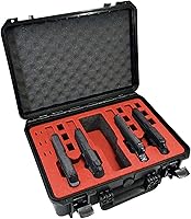 Vista 10 de Estuche para pistola Doro para 4 pistolas 12 con inserto de espuma MyCaseBuilder personalizado, impermeable, resistente, armas de fuego tácticas