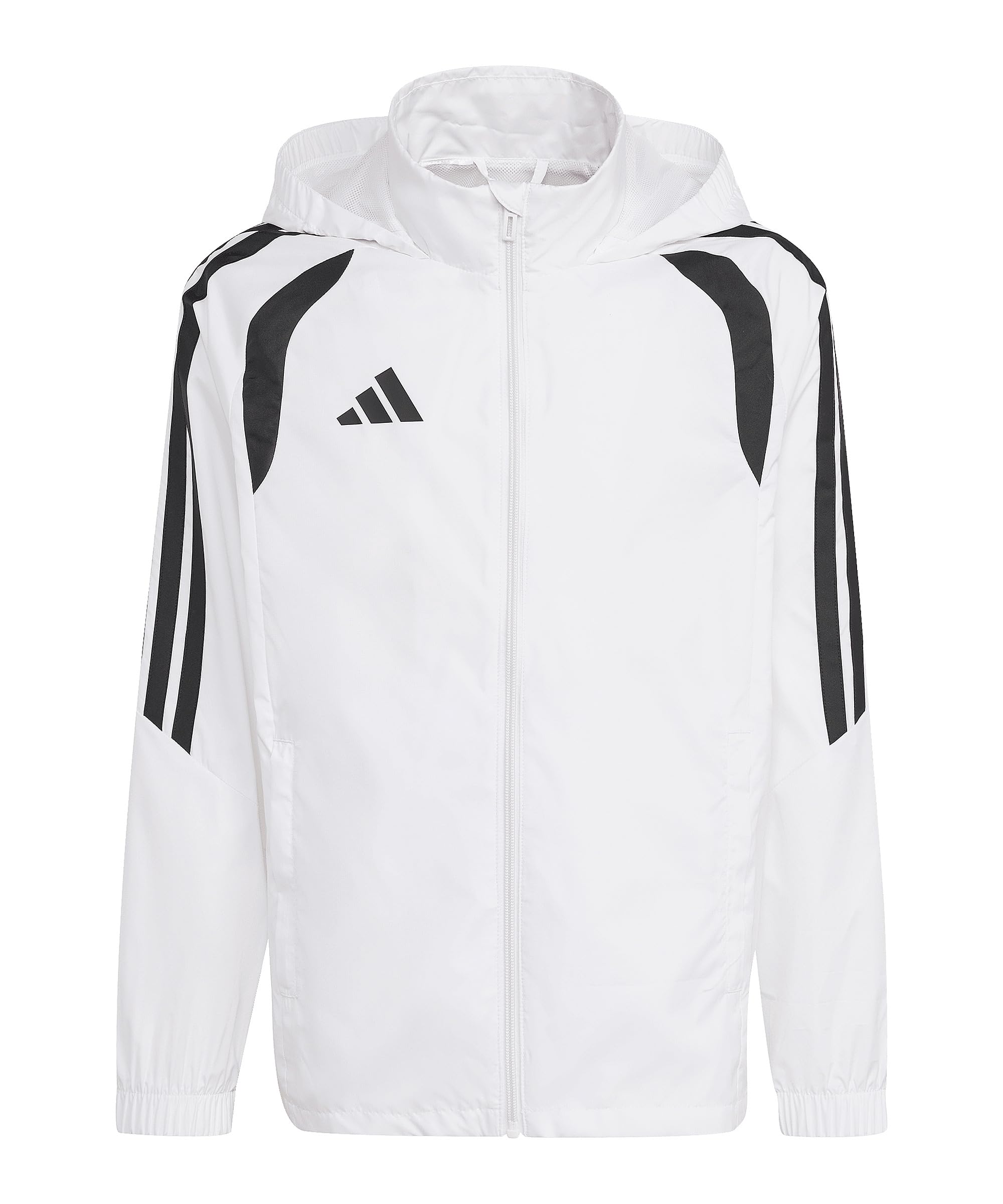 adidas Unisex Kids Tiro 26 League Windbreaker Kids Coat, white/white, 13-14 Years