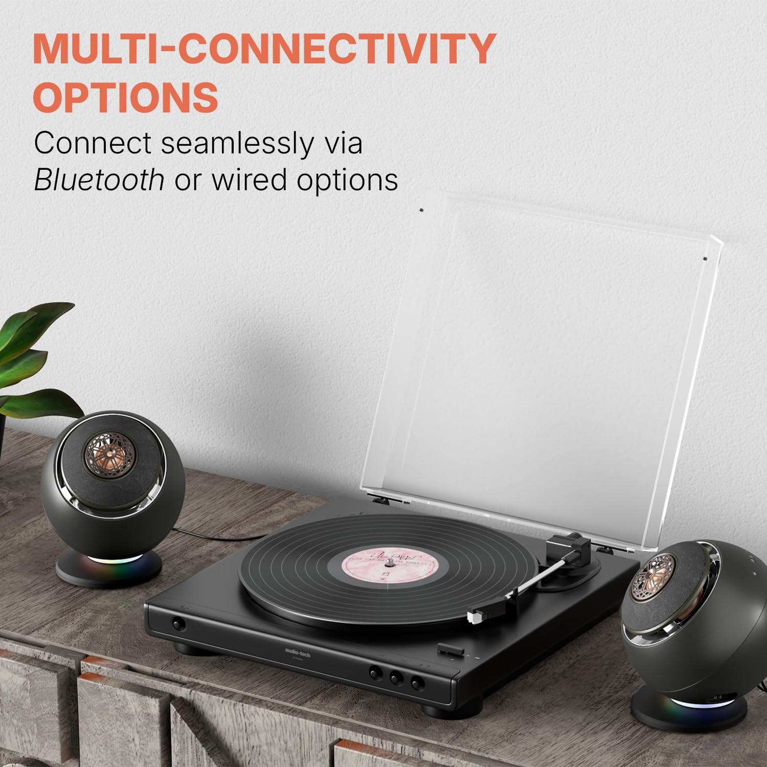 CREATIVE Pebble Nova Altoparlanti premium 2.0 USB-C per computer con Bluetooth 5.3 e illuminazione RGB personalizzabile, audio USB, uscita cuffie, per PC e Mac (Nero)