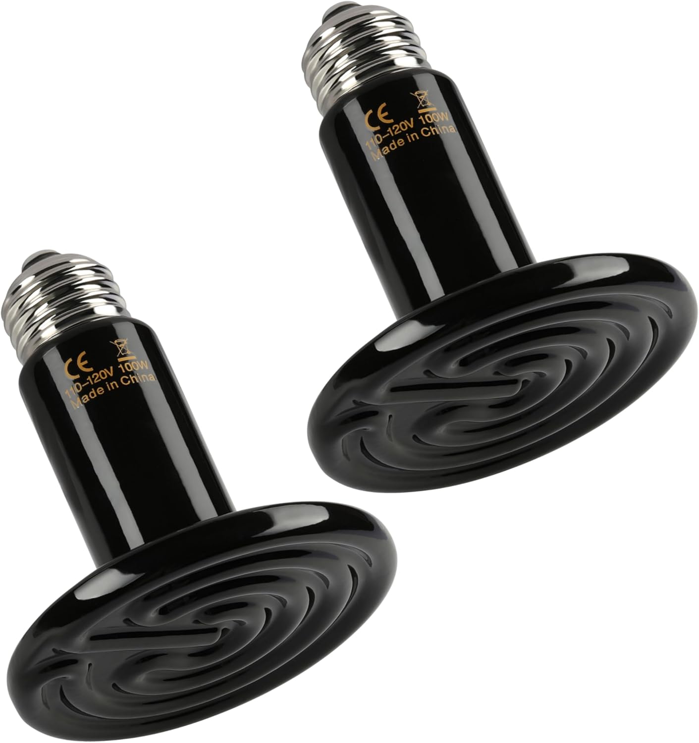 Simple Deluxe 100W Ceramic Heat Emitter 2 Pack Reptile Heat