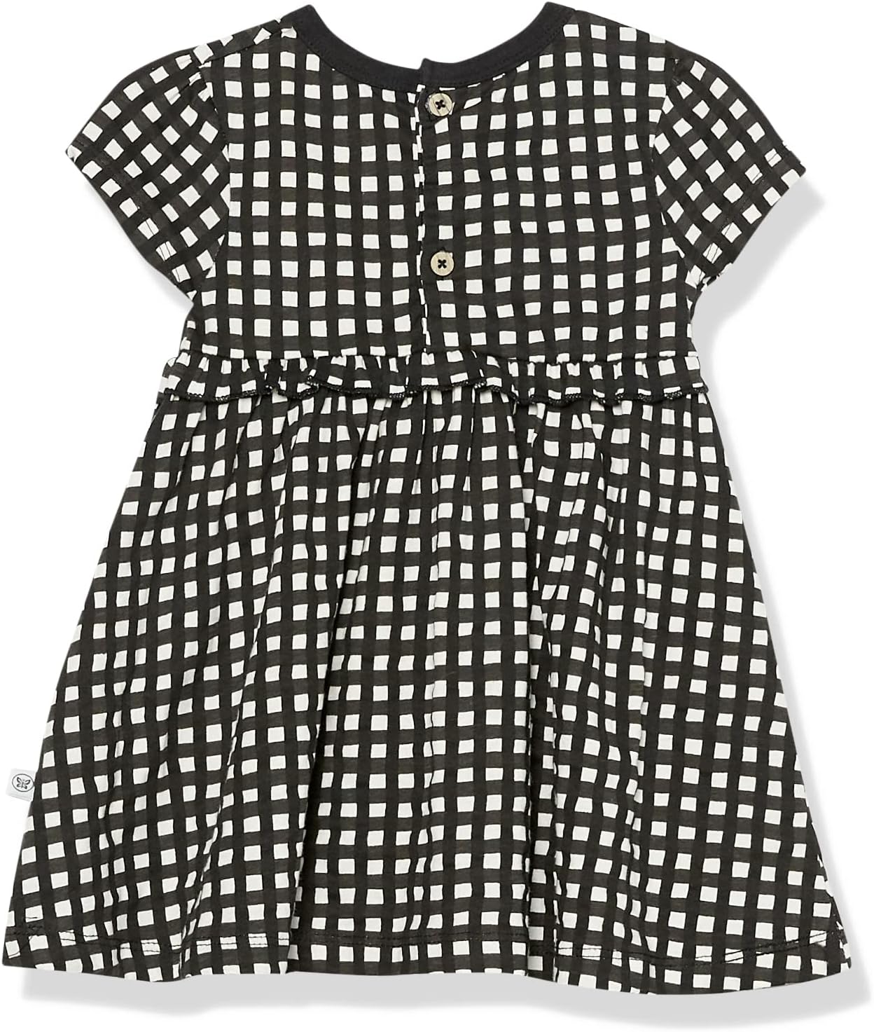 HonestBaby 2-Piece T-shirt Dress and Cardigan Set 100% Organic Cotton for Baby and Toddler Girls