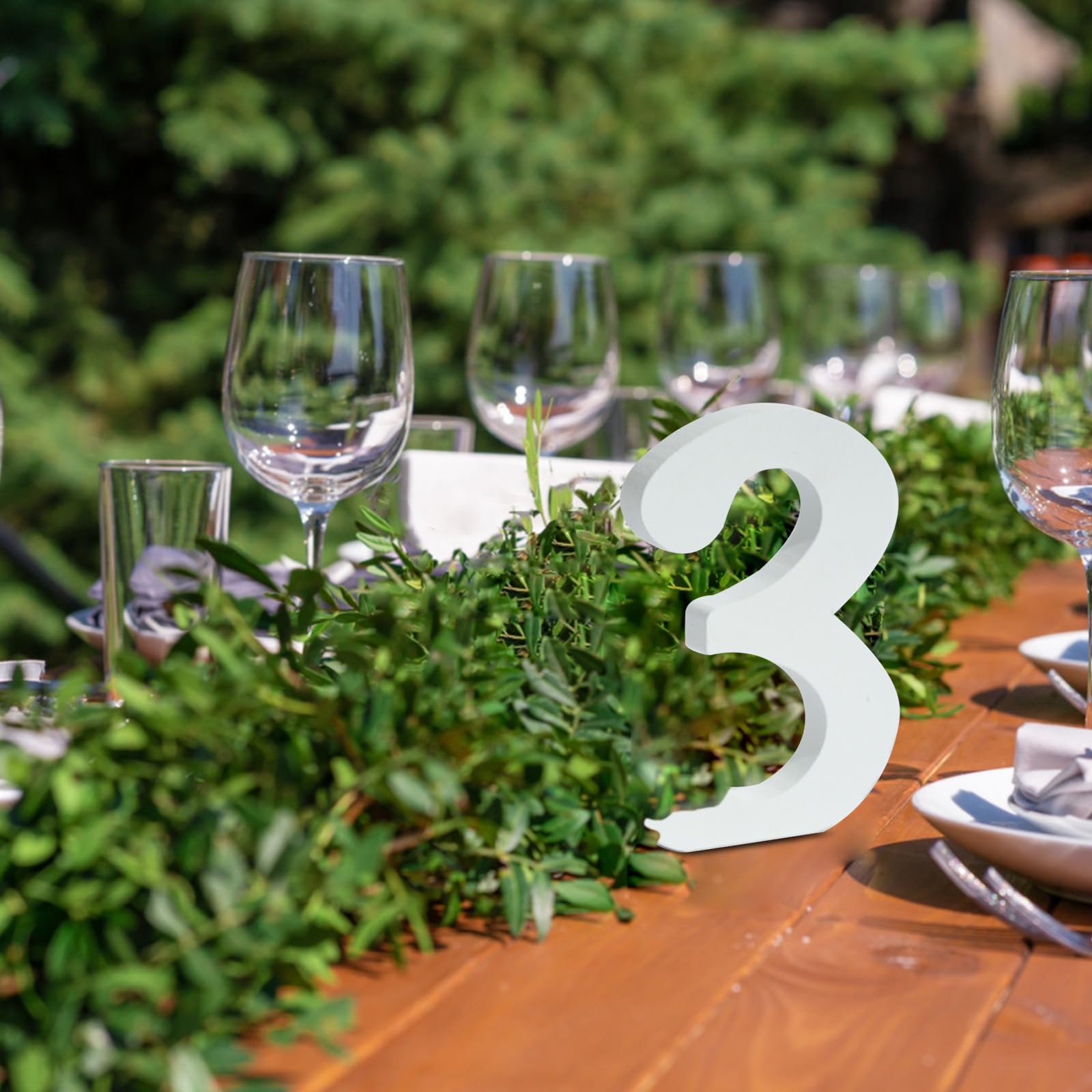 10 numeri in legno bianco da 0 a 9, 10 cm, numeri in legno non finiti per artigianato, decorazione da parete, bar, casa, feste, matrimoni