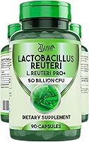 Vista 1 de Cápsulas BLIVA Lactobacillus Reuteri – L Reuteri - 50 mil millones de UFC por porción - Suplemento de L Reuteri con la mayor cantidad de UFC - 90