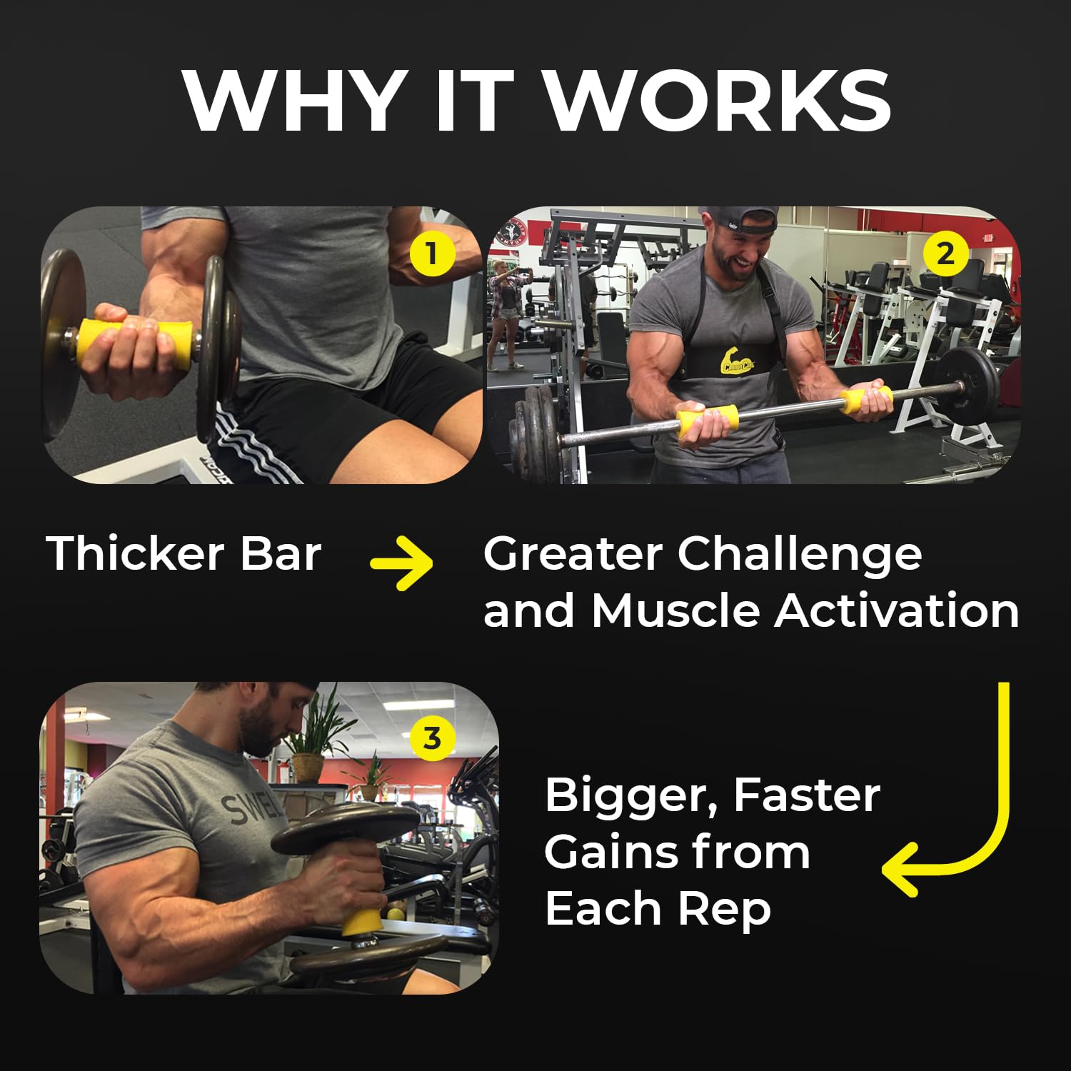 Core Prodigy Fit Grips Thick Grip Training Adapter For