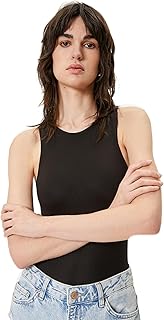 توب كات بيسيك بأزرار كبس للنساء من كوتون (عبوة من قطعة واحدة)