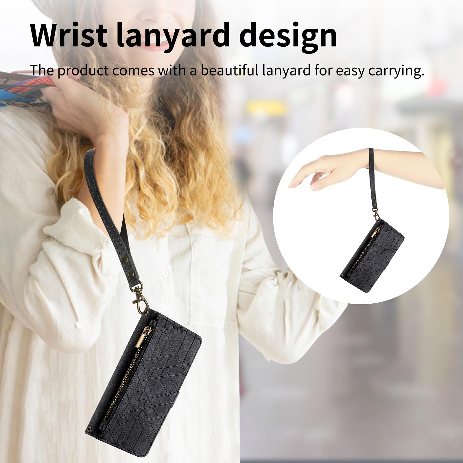 MOJIA Case for ZTE Blade A73 5G, Anti-Drop And Anti-Scratch PU