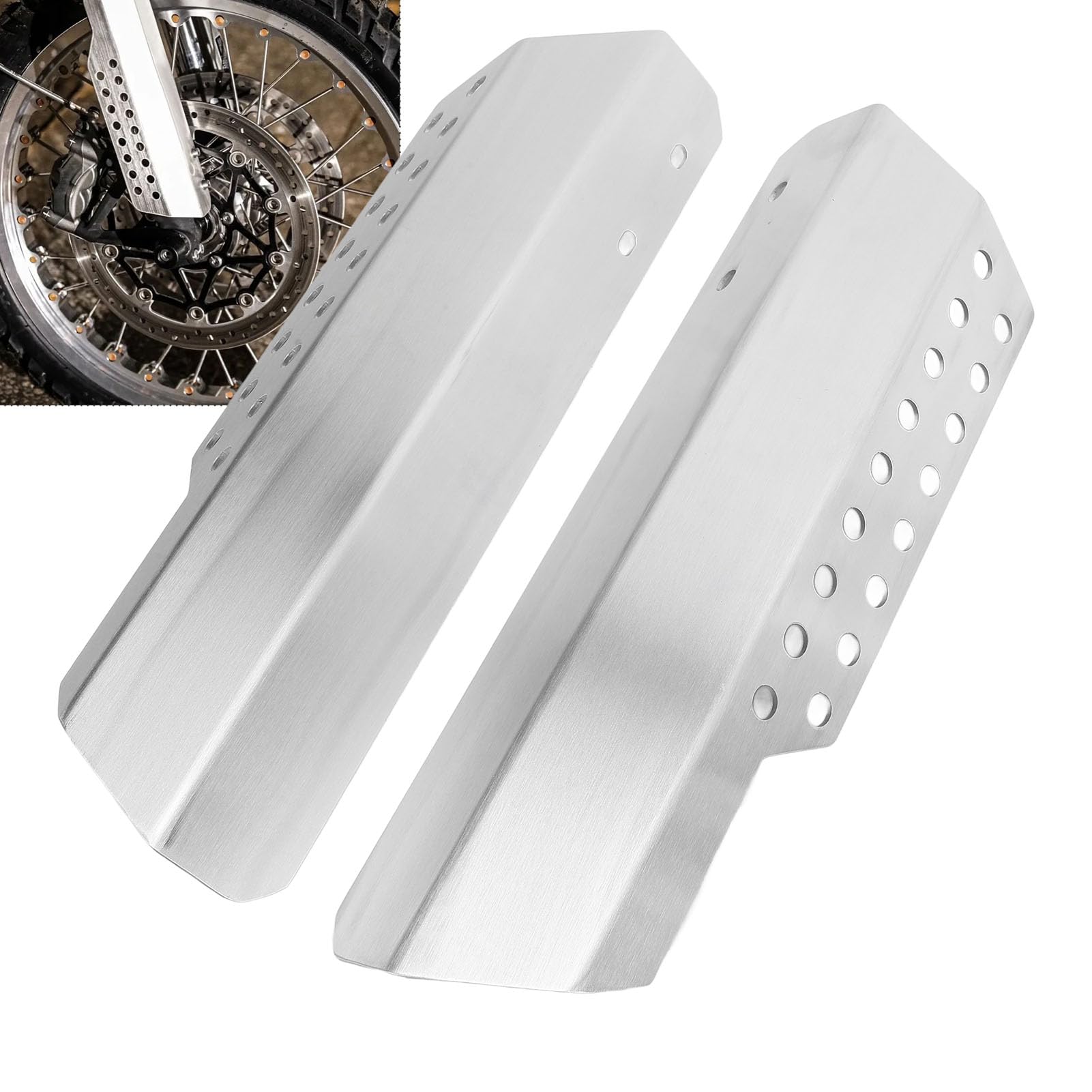 Copertura della Protezione Dell'ammortizzatore della Forcella Anteriore Protezione Durevole per Scrambler 400X Speed ​​T4 2023-2025 per gli Appassionati di Moto