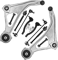 Vista 99 de Detroit Axle - Kit de suspensión frontal de 8 piezas para Dodge Journey 2009-2015, 2 brazos de control inferiores, 2 rótulas, 2 varillas