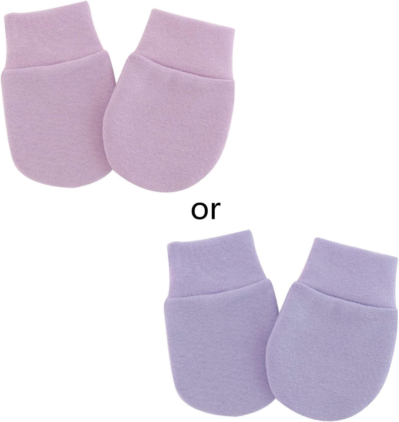 Jowxsx 1 Pair Baby Anti Scratching Soft Cotton Gloves Newborn Infant Handguard Mittens Black and White Stripes Gloves and Mittens Accessories, Girls' Gloves and Mittens