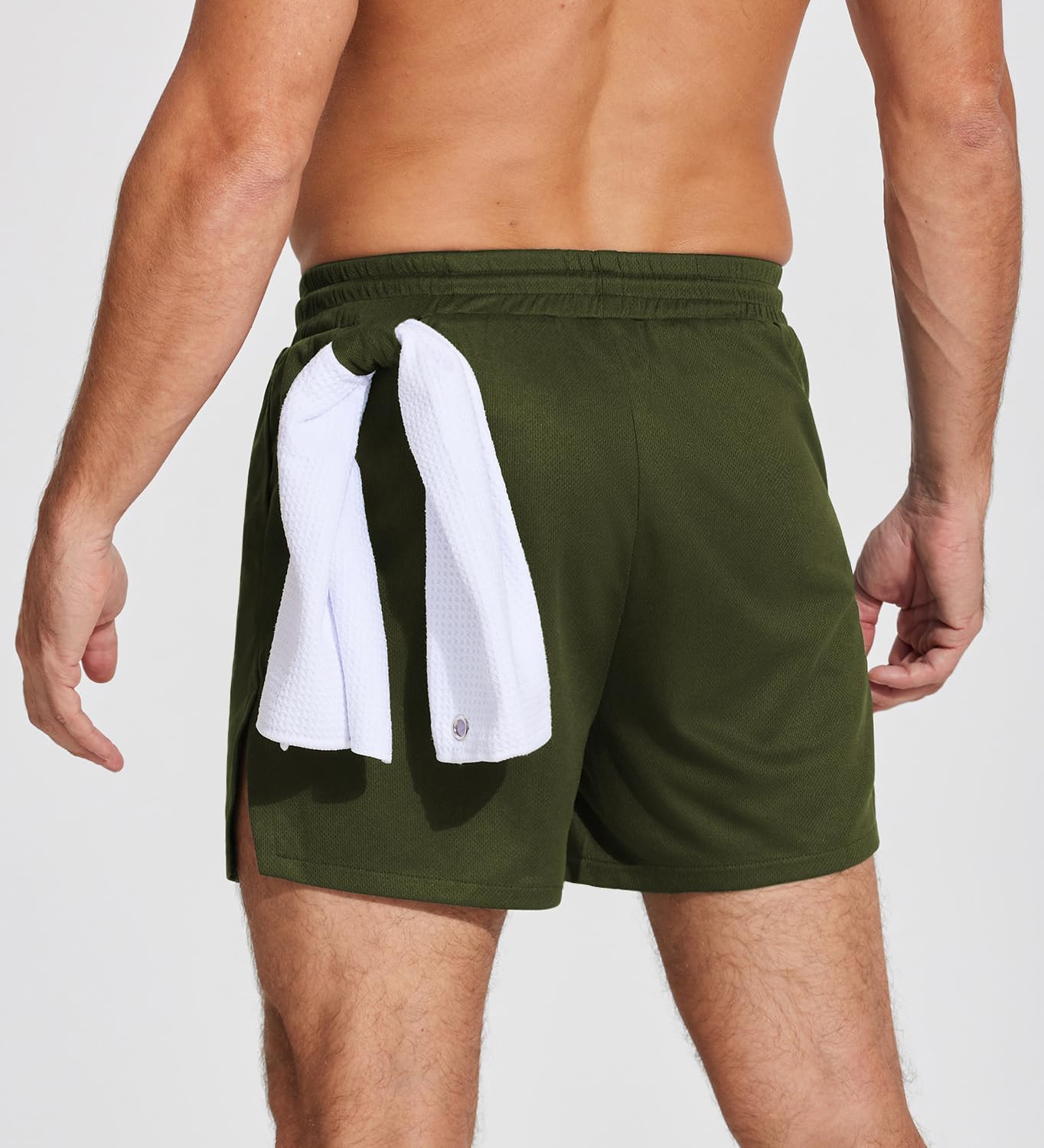 Weardear Pantaloncini Sportivi da Uomo Sport e Allenamento Fitness Shorts Jogging Corti Comodo e Traspirante Pantaloncini per e Correre S-XXL