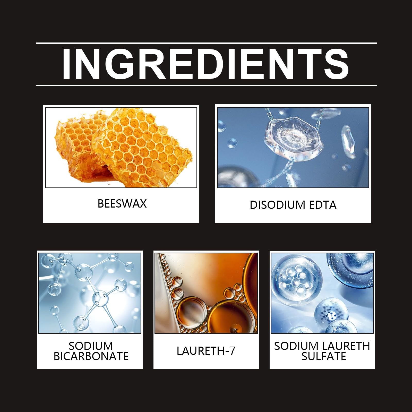 Tyre Nourish Cream, 2-Pack Car Tire & Plastic Trim Renewal Paste, Tire Nourish Wax Cream, Restores Black Gloss, Powerful Wheel Cleaning Refurbish Wax, for Car Tires (Black-2 Packs) - 4