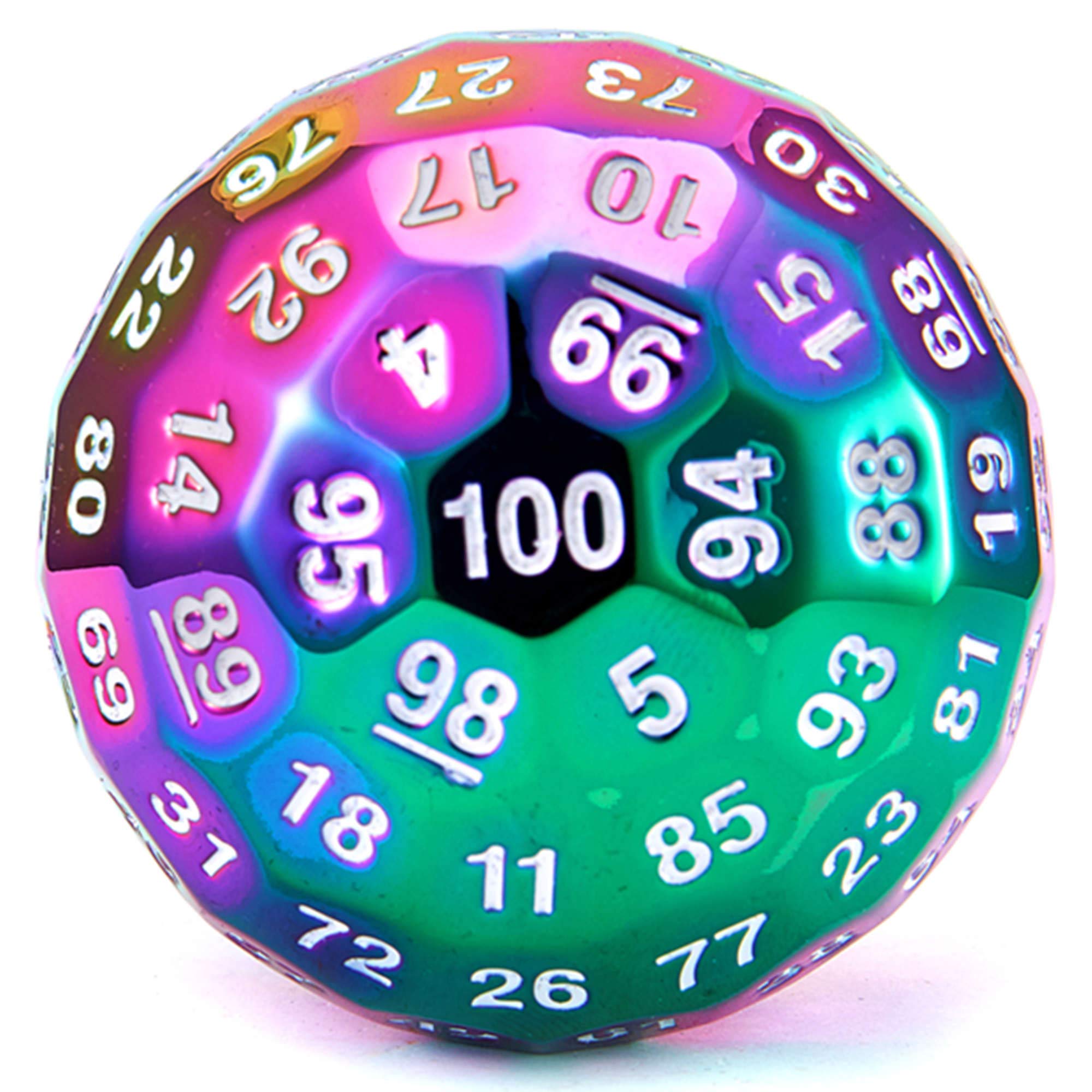 Set Di Dadi Metallici D100 Per D&amp;D - 100 Facce, Perfetto Per Dungeons &amp; Dragons E Giochi Di Ruolo
