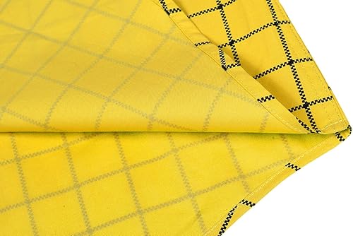 Miniatura 3 de COOFANDY Camisa de vestir a cuadros para hombre, manga larga, casual, ajuste regular, camisas con botones