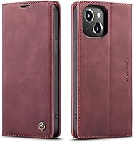 Vista 19 de SINIANL Funda de cuero para iPhone 15 Pro Max, cartera para iPhone 15 Pro Max, funda tipo cartera plegable con función atril magnética, ranuras