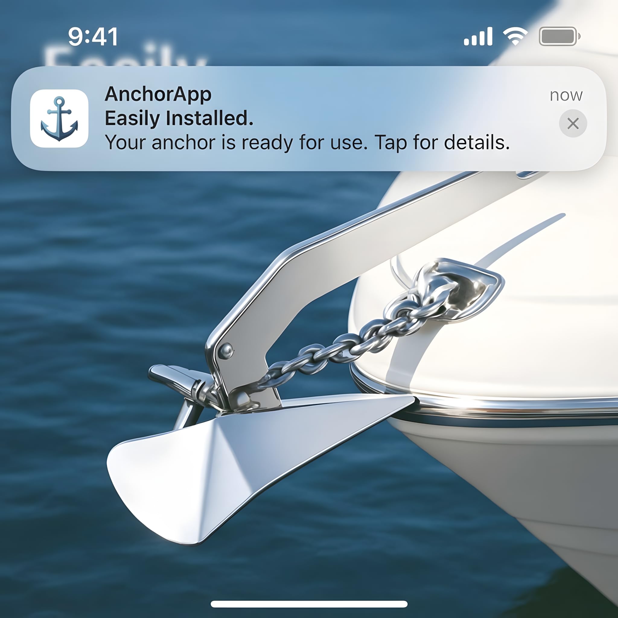 Ancora Delta - Ancora per Barche in Acciaio Inox con Finitura Specchiata, Protezione dalla Corrosione per Yacht/Velieri