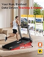 Vista 9 de Cinta de correr para el hogar con inclinación automática del 25%, velocidad máxima de 8.5MPH, pantalla LED extra grande, capacidad de 300LBS