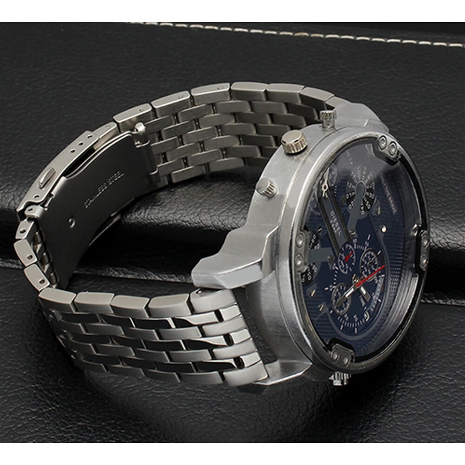 Pasek do zegarka ze stali nierdzewnej do oleju napędowego DZ4316 DZ7395 7305 4209 4215 męski metalowy solidny pasek na nadgarstek bransoletka 24 mm 26 mm 28 mm 30 mm paski do zegarków