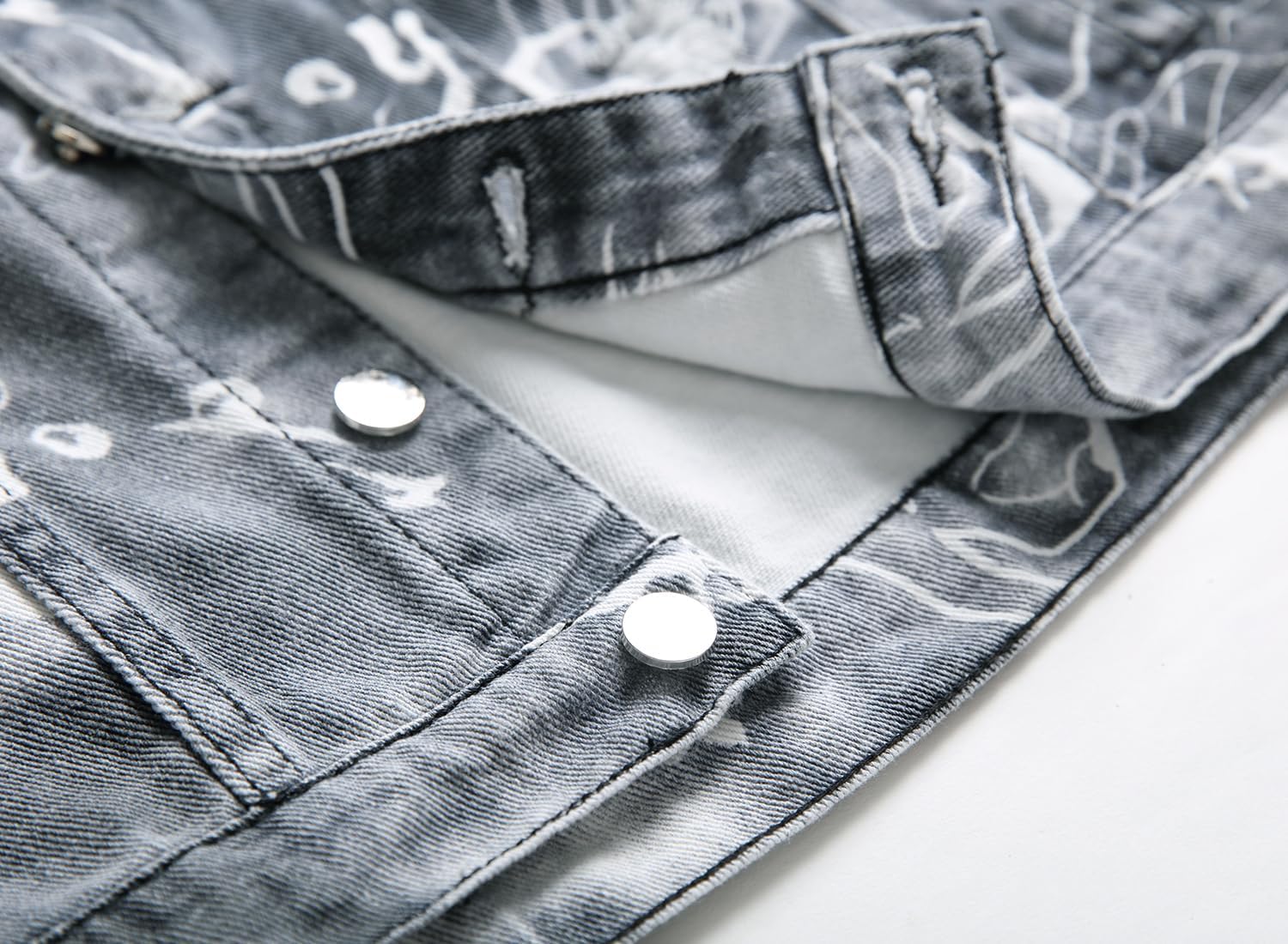 Denim Jeans Jackets For Slim Fit Destroyed Distressed Fashion Ripped Vintage Coat Jeans Jacket