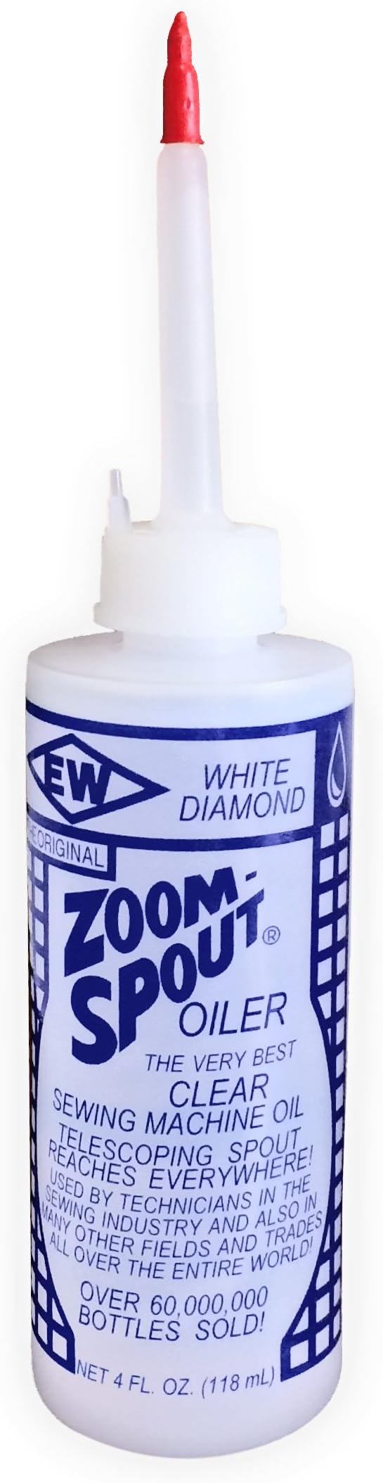 Sewing Machine Zoom Spout Oiler 4 oz.