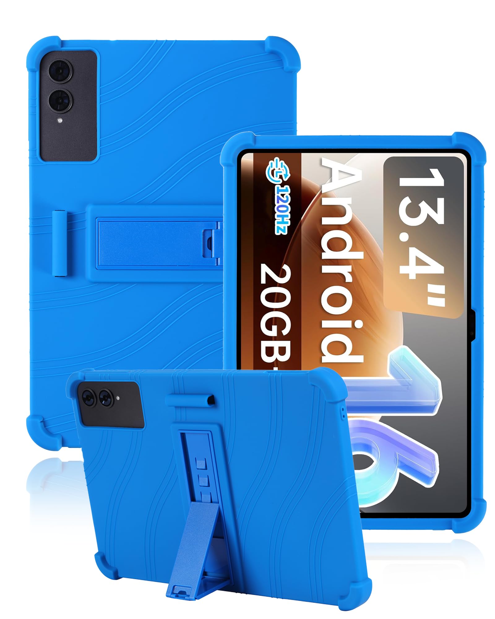 Coque TECLAST T65 13.4 antichoc évite les rayures silicone bleu - 8