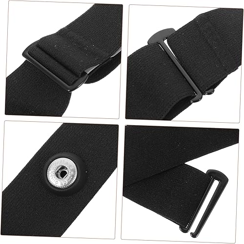 Miniatura 5 de NOLITOY Monitor de frecuencia cardíaca Correa de pecho Correa de pecho Correa de monitor de frecuencia cardíaca Cinturón Monitor de frecuencia