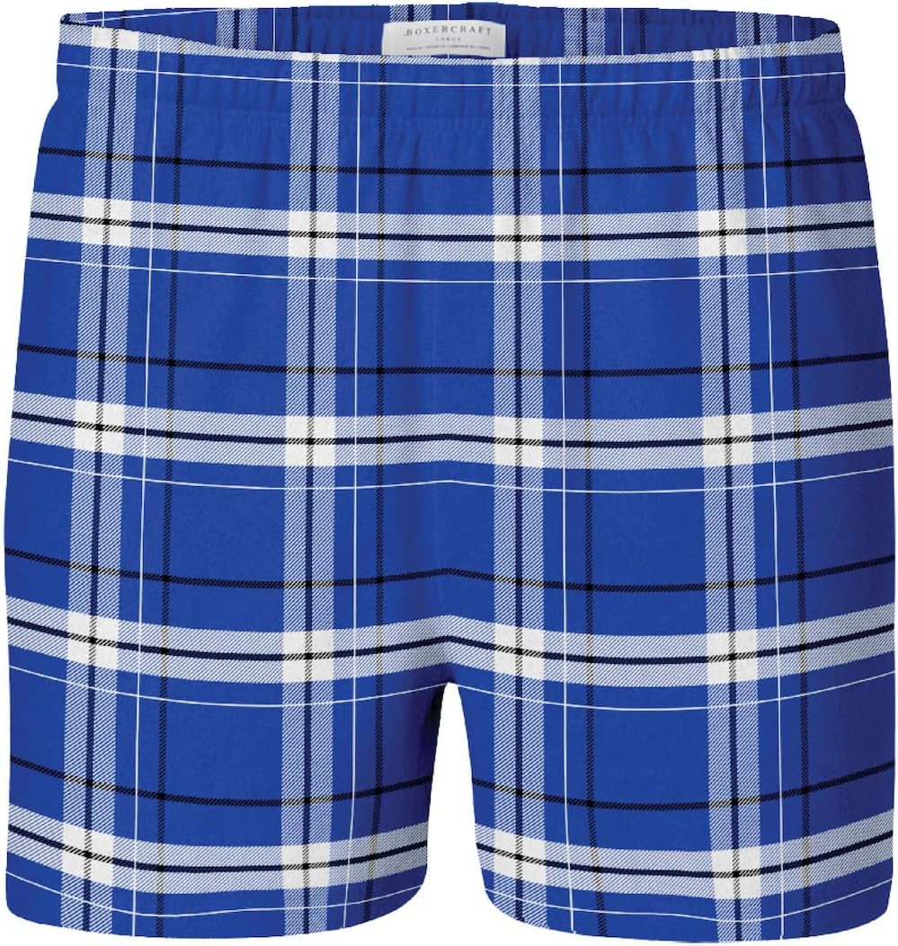 boxercraft Essential Cotton Flannel Boxer Shorts, with Fly Front Opening