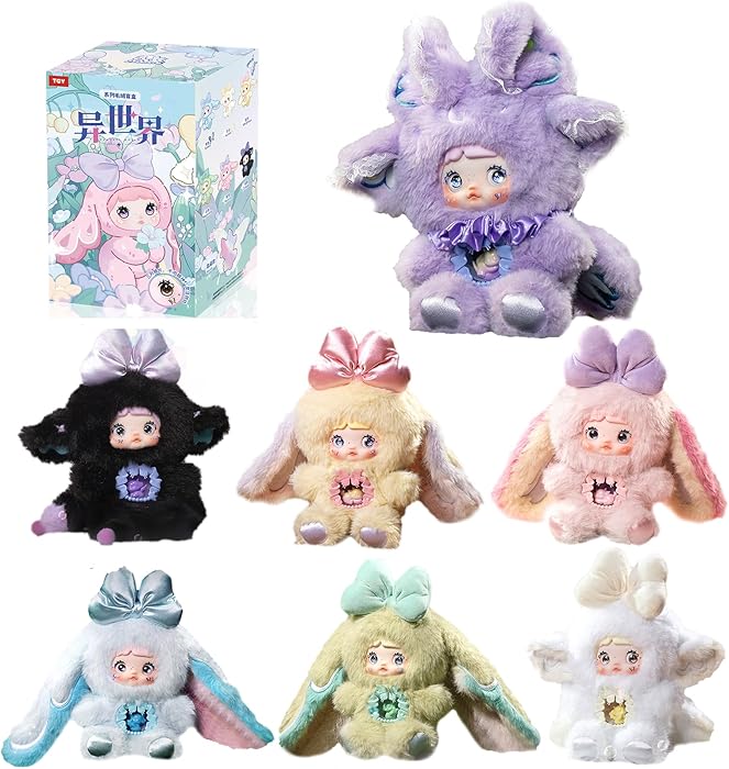 Amazon.com: Fantasy World Series Plush Blind Box - 3 Expressions Adorable Mystery Plush Toys for Collectors - 8.3IN Random Surprise Doll with Unique Designs, 1PCS(1 of 7 Possible Styles) : Toys & Games