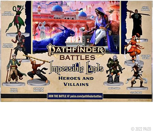Miniatura 3 de WizKids Pathfinder Battles: Tierras Imposibles - Juego de caja de héroes y villanos