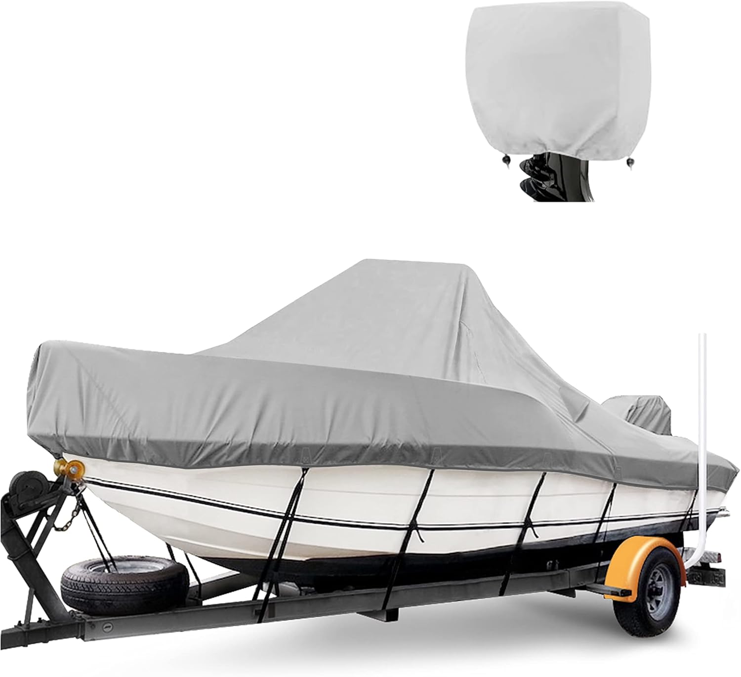 YimSting Center Console Boat Cover 2022 ft, Upgraded 900