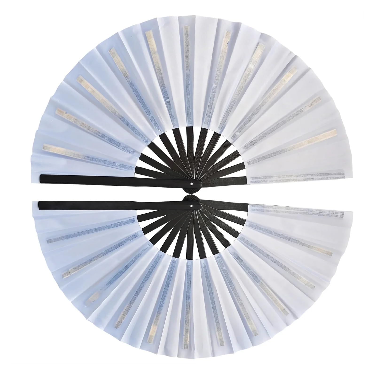 Tai Chi Fan Tai Chi Fan Kung Fu Martial Arts Fans Wushu Art Cosplay Dance Performance for Fitness(Color:1)